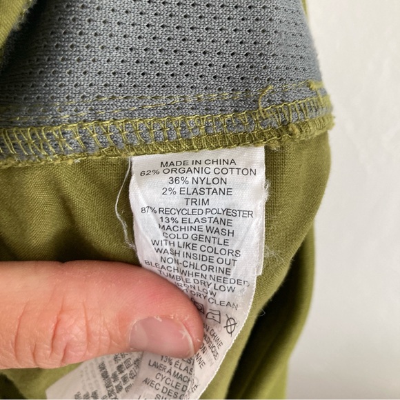 PRANA Kanab Pants Green Climbing Hiking Outdoors Gorpcore Ripstop Size Large - Picture 8 of 9